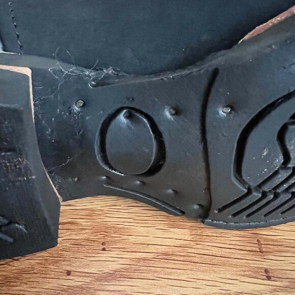 La Sierra Leather Square Toe Embroidered Western Boots Size 8 - Picture 11 of 14